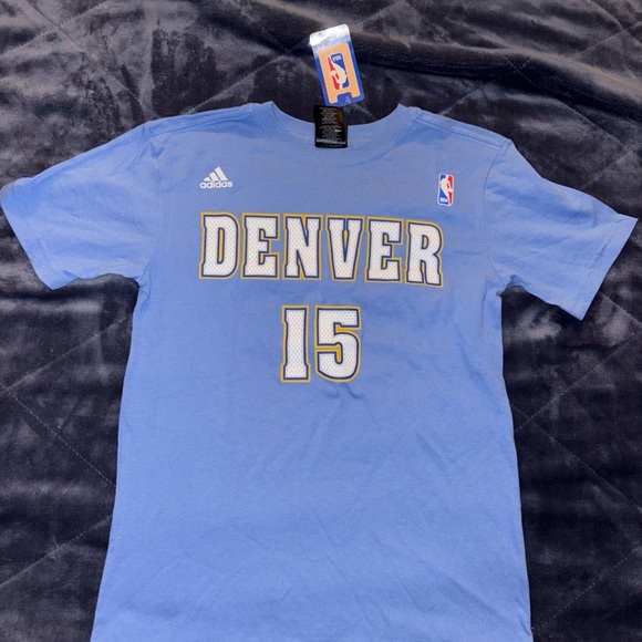Adidas Carmelo Anthony Denver Nuggets Youth Tshirt Size Medium NWT - Picture 1 of 2